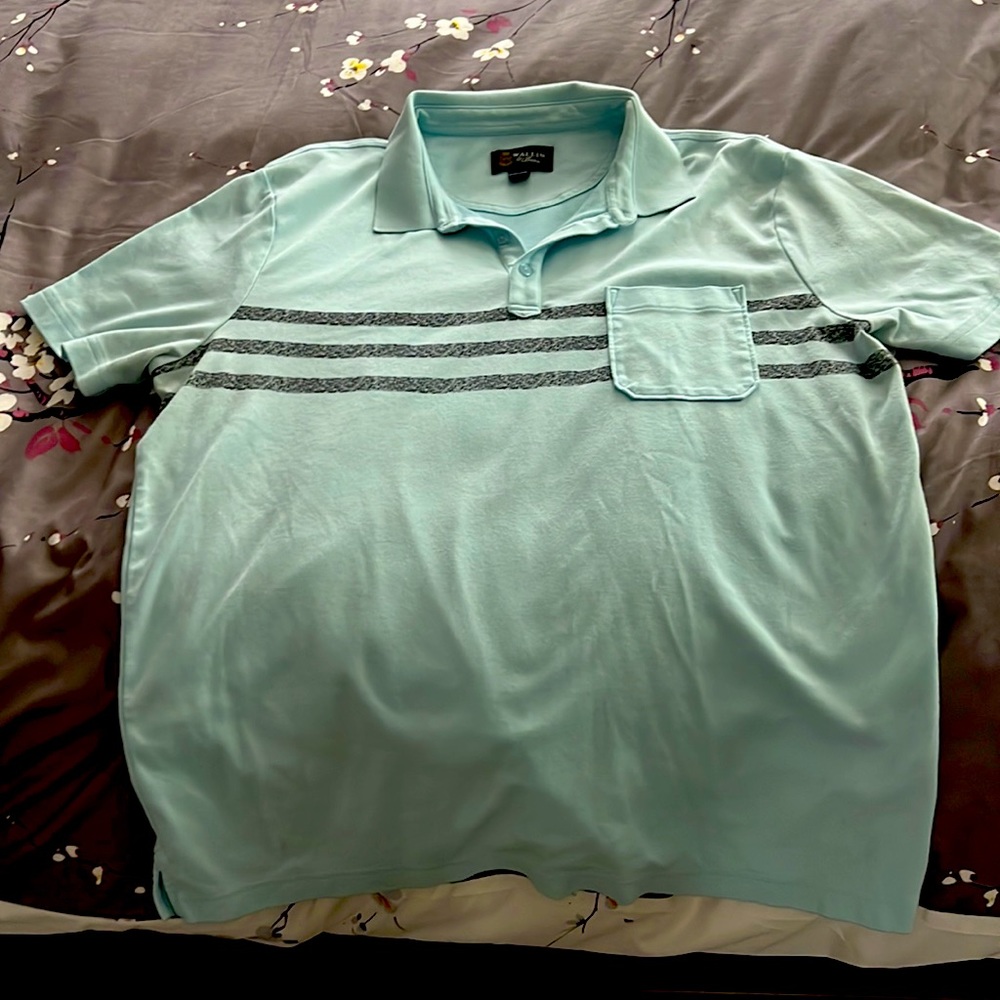 Blue Wallin and Bros polo